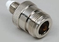 Bkl Electronic 0412041, N Jack, Hankjønn/Hunkjønn, 50 O, Sølv