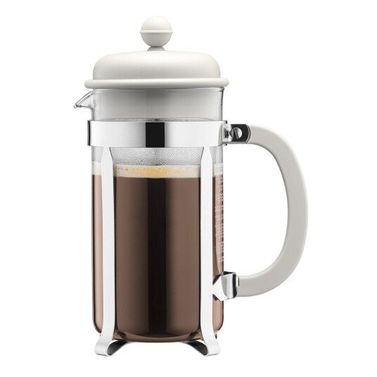 Bodum Caffettiera presskanne hvit 8 kopper Bodum Caffettiera presskanne hvit 8 kopper