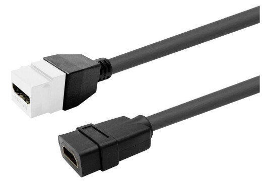 VIVOLINK Keystone White HDMI Female to