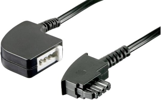Basetech Bt-1602134 15 M Tae-F Plug Tae-F Connector Hankjønn Hunkjønn Svart Basetech Bt-1602134 15 M Tae-F Plug Tae-F Connector Hankjønn Hunkjønn Svart