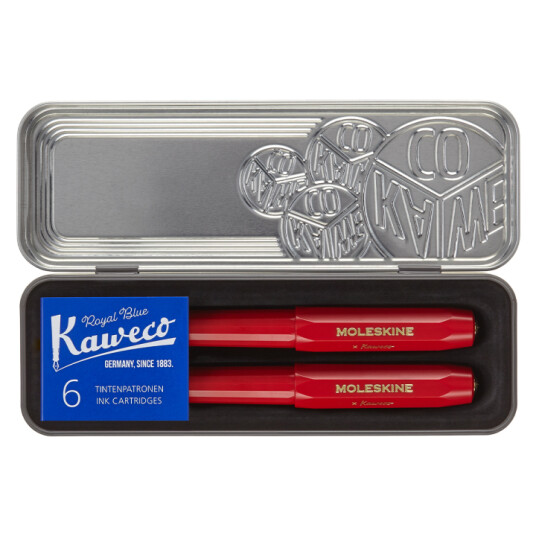 Moleskine Kaweco x Moleskine Set Rød