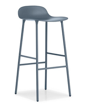 Form Barstol Blå 75 cm Form Barstol Blå 75 cm