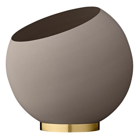 AYTM Globe blomsterpotte Ø37 cm Taupe