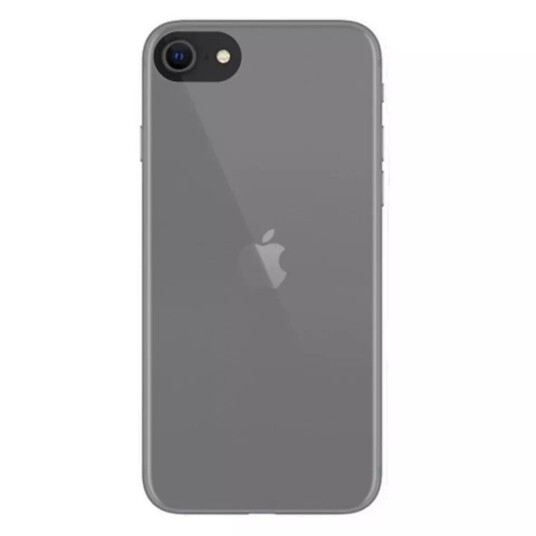 Key iPhone SE (2022 / 2020) / 8 / 7 / 6 / 6s Key Silikon Deksel - Gjennomsiktig