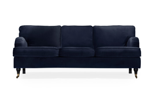 Soffadirekt SKAGEN 3 seters sofa Velvet Mørk blå