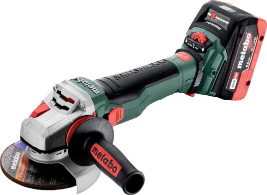 Metabo Vinkelsliper Wvb 18 Ltx Bl Q Med Batteri Og Lader