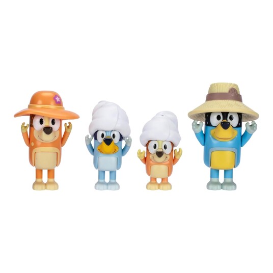 Bluey Figursett Familieferie 4 deler i plast Bluey Figursett Familieferie 4 deler i plast