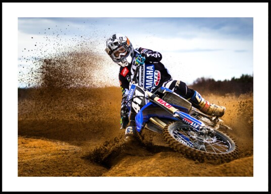 Motocross Dirt Thrill Plakat / 21x30 Motocross Dirt Thrill Plakat / 21x30