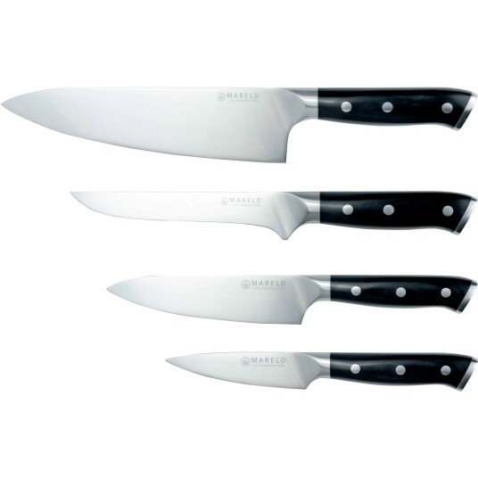 Mareld Knivsett 4 kniver svart Mareld Knivsett 4 kniver svart