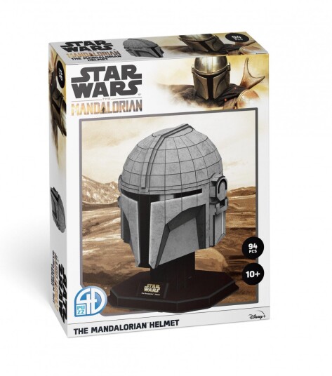 Star Wars 3d Puslespill 94 Brikker Mandalorian Helmet