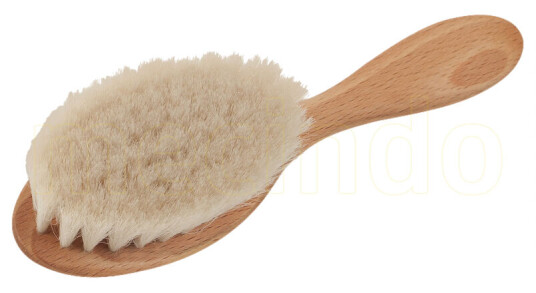 Croll & Denecke Hårbørste Med Geitehår For Baby Croll & Denecke Hårbørste Med Geitehår For Baby