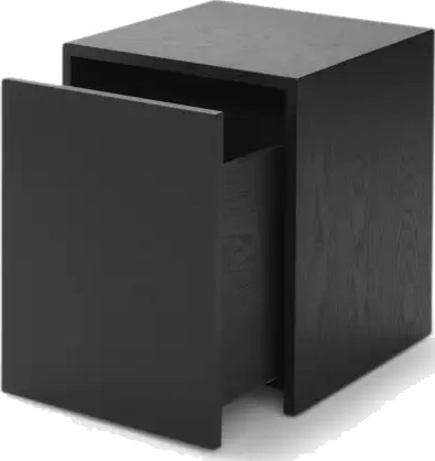 New Works Mass Sidebord Med Skuff Svertbeiset Eik