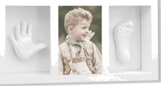 Vanilla Copenhagen Babyprint 3D Ramme Junior, Hvit