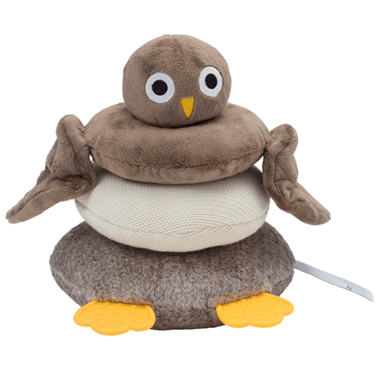 Rätt Start Owls Stabletårn i stoff med bitering