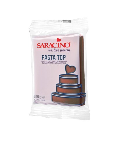 Saracino Top Paste Fondant Brun 250g 