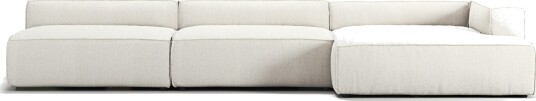 Grand 5 Setersofa sjeselong Høyre Steam White