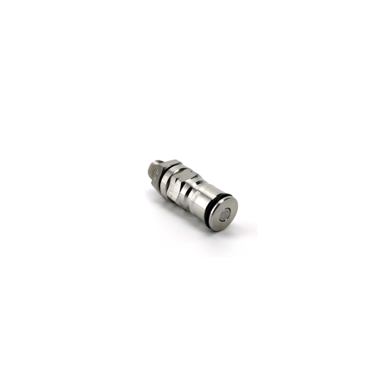 Ball lock gjennomføring for CO2 1/4" BSP gjenger. Rustfritt stål