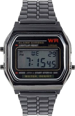 Classic Quartz LED Digital Herreklokke Classic Quartz LED Digital Herreklokke