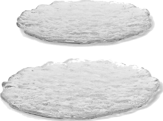 ferm LIVING Momento glassteiner 2-pakning Ø 21 cm