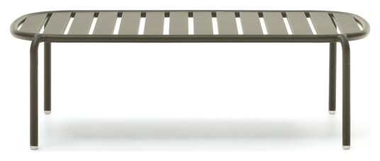Kave Home Joncols Loungebord, Grønn alu, Ø110x62 Unoliving 1731175-02-0 1731165-01-0