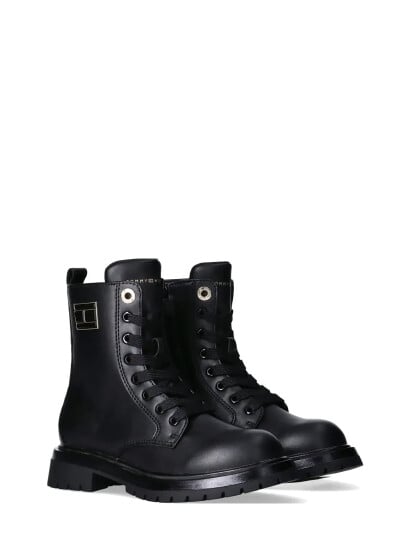 Tommy Hilfiger Tommy Hilfiger Lace Up Booties - Black - 33/21.5CM
