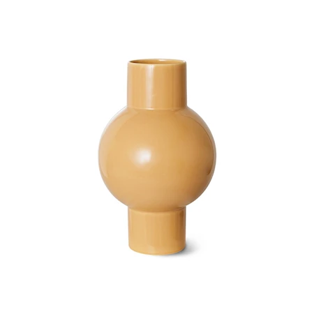 Vase M Ø 21 x 32 cm Stengods Cappuccino