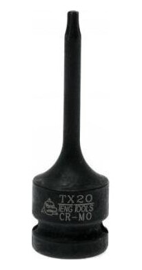 Teng Tools Tx Maskinskaftsokkel - 1/2" Firkantet Skaft Tx20 Teng Tools Tx Maskinskaftsokkel - 1/2" Firkantet Skaft Tx20
