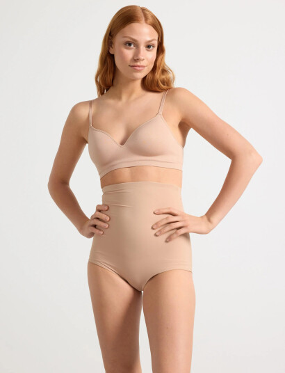 Lindex Firm Support Shaping-Truser - Beige - L