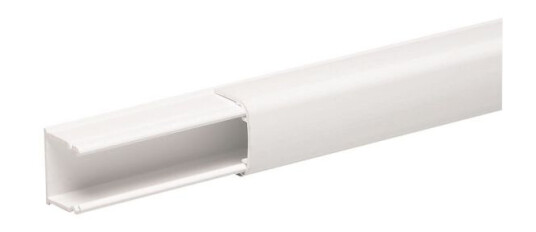 SCHNEIDER OPTILINE MINIKANAL RENHVITE PVC 1 ROM 18X20MM M/ TAPE