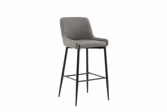 Venture Design Plaza barstol Grå/svart Textil/svart Grå
