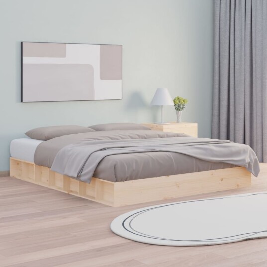 vidaXL Sengeramme 140x200 cm heltre 8720287135647