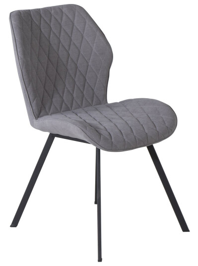 Venture Design Gemma spise stol Grå Textil/svart Grå
