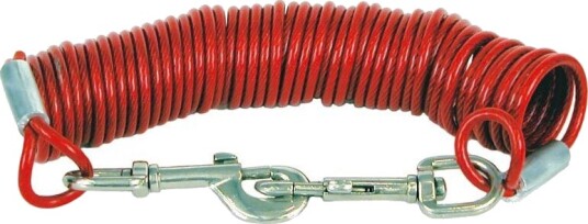 Dogman Professional Løpeline Vinylkledd Spiral