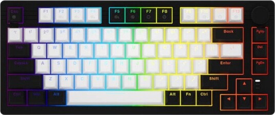 Dareu EK75 RGB svart/hvit Dareu EK75 RGB svart/hvit