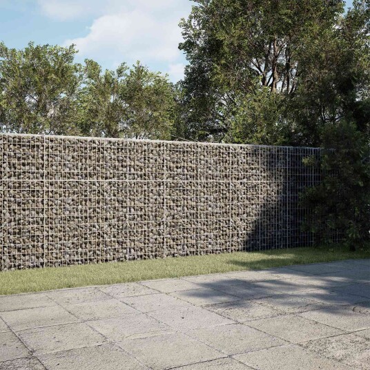vidaXL Gabion med 3,5 mm tråd og 5x10 cm mesh 1100x30x150 cm