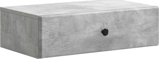 vidaXL Vegghengt Sidebord Betonggrå 59 x 34,5 x 17 cm Konstruert tre