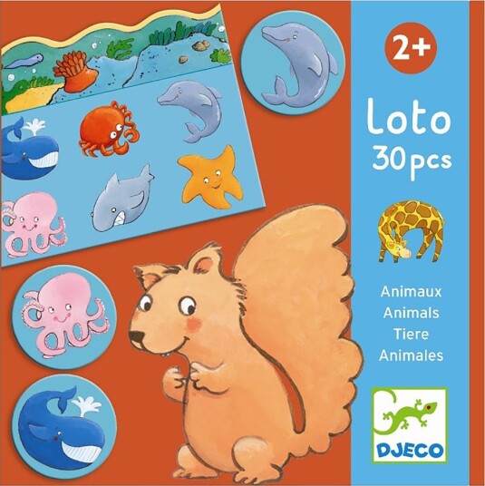 Djeco Bilde Lotto Dyr OneSize Spill Djeco Bilde Lotto Dyr OneSize Spill