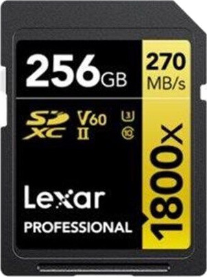 Lexar Professional GOLD Series - flash memory card - 256 GB - SDXC UHS-II