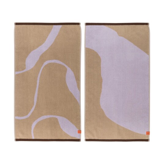 Mette Ditmer Nova Arte gjestehåndkle 40 x 55 cm 2-pakning Sand-lilac Mette Ditmer Nova Arte gjestehåndkle 40 x 55 cm 2-pakning Sand-lilac