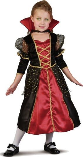 RIO Vampyr Prinsesse Kjole Kostyme 104 cm