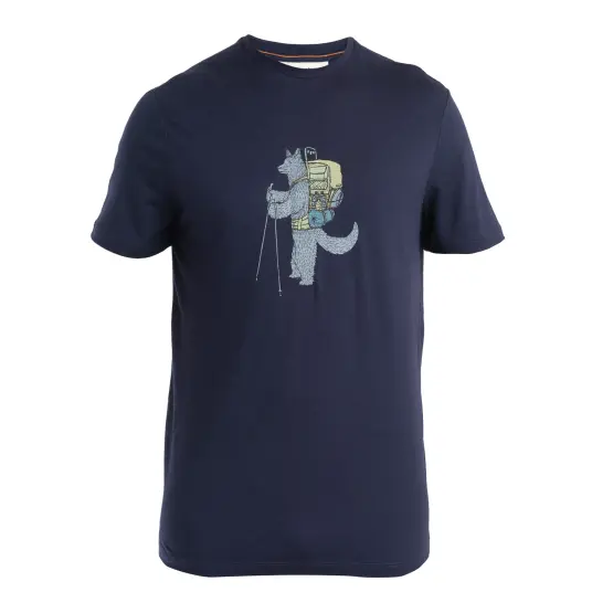 Icebreaker Men Merino 150 Tech Lite Iii Ss Tee Tech Head Midnight Navy XL