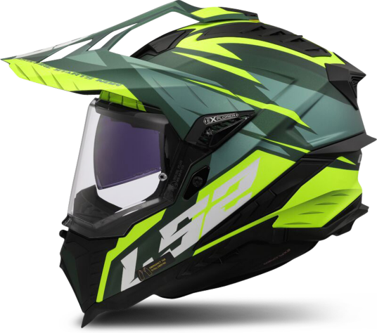 LS2 Crosshjelm MX701 Explorer Grønn-Gul LS2 Crosshjelm MX701 Explorer Grønn-Gul