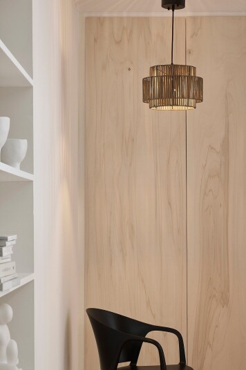 Ellos Home   Taklampe Emilia   Brun