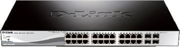 D-LINK Web Smart Switch 24x10/100/1000 +4 SFP D-LINK Web Smart Switch 24x10/100/1000 +4 SFP