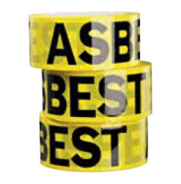 Asbest tape 50 mm x 66 m Tape for pakking av asbestholdig materiale Asbest tape 50 mm x 66 m Tape for pakking av asbestholdig materiale