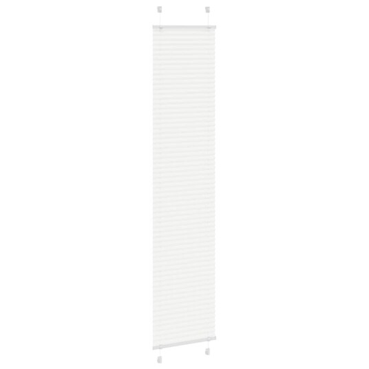 plisségardin Hvit 50x200 cm Stoff Bredde 49,4 Polyester