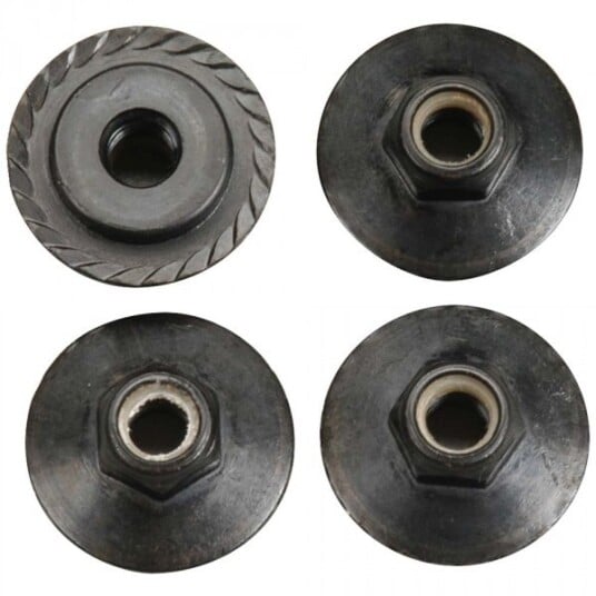 HPI Z680 Flanged Locknut M5x8mm Black Savage X 4