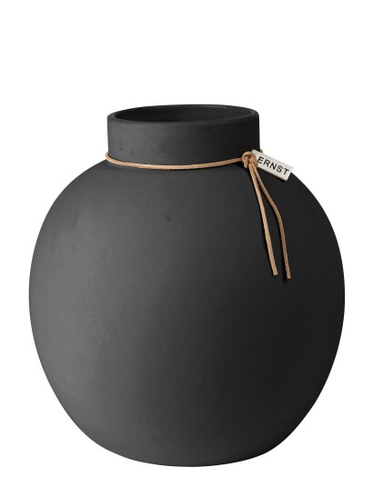 Ernst Vase Grey DARKGREY H22CM