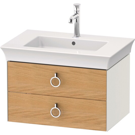 Duravit White Tulip Servantskap 2 skuf. 68,4x45,8x41 cm Eik/Hvit Matt