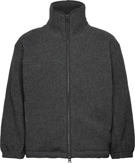 Weekday Finn Funnel Neck Pile DARK GREY M